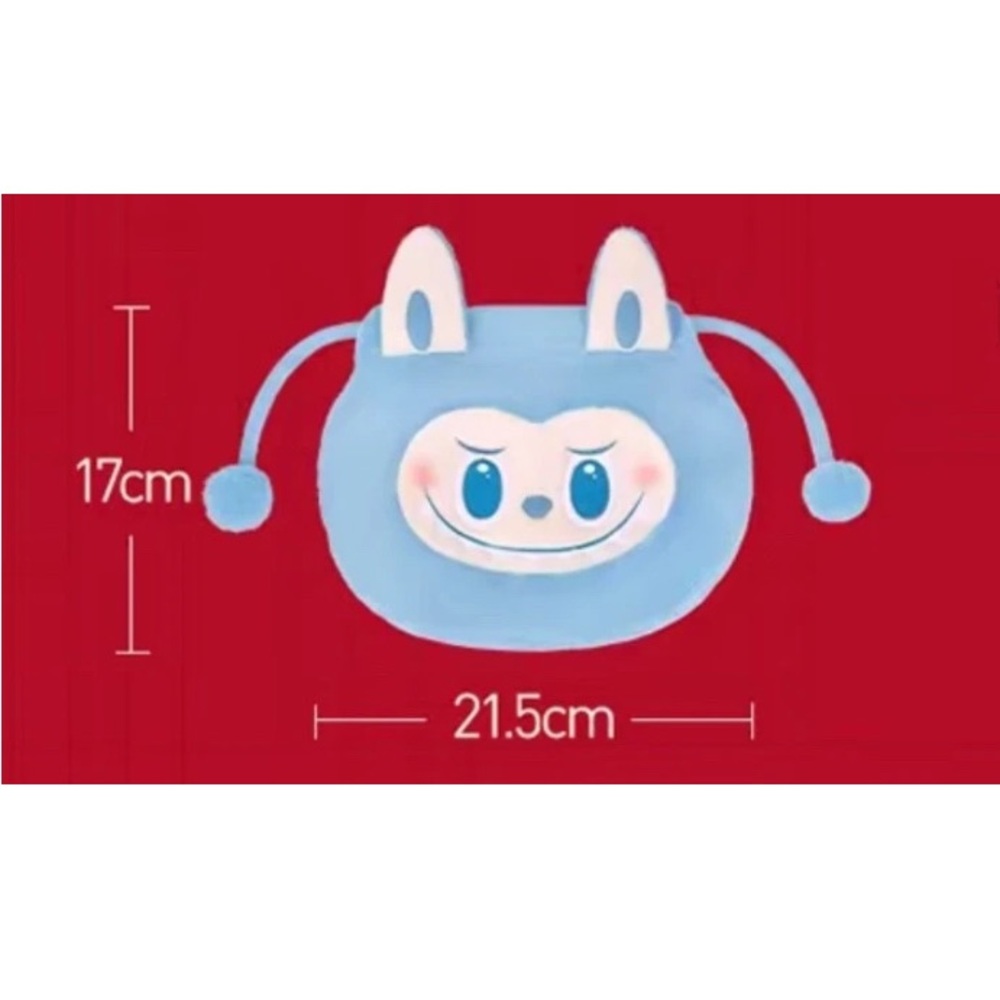 ORANGE Labubu The Monsters Wacky Mart Series Storage Bag Drawstring Pouch - Picture 9 of 10